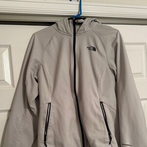 The North Face Light Gray WindWall Jacket